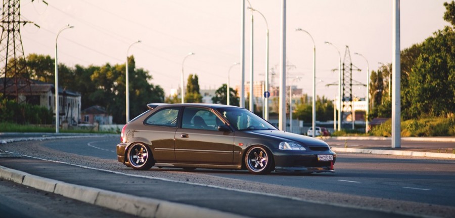 Honda Civic EJ/EK/EM диски Rota Grid V R16 8J ET20 195/40 Ek9 
