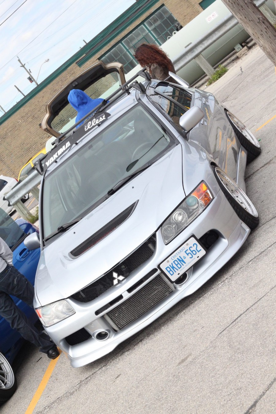 Mitsubishi Lancer Evolution IX диски BBS LM R18 9J ET5 215/35