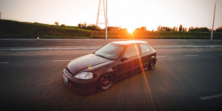 Honda Civic EJ/EK/EM диски Rota Grid V R16 8J ET20 195/40 Ek9 