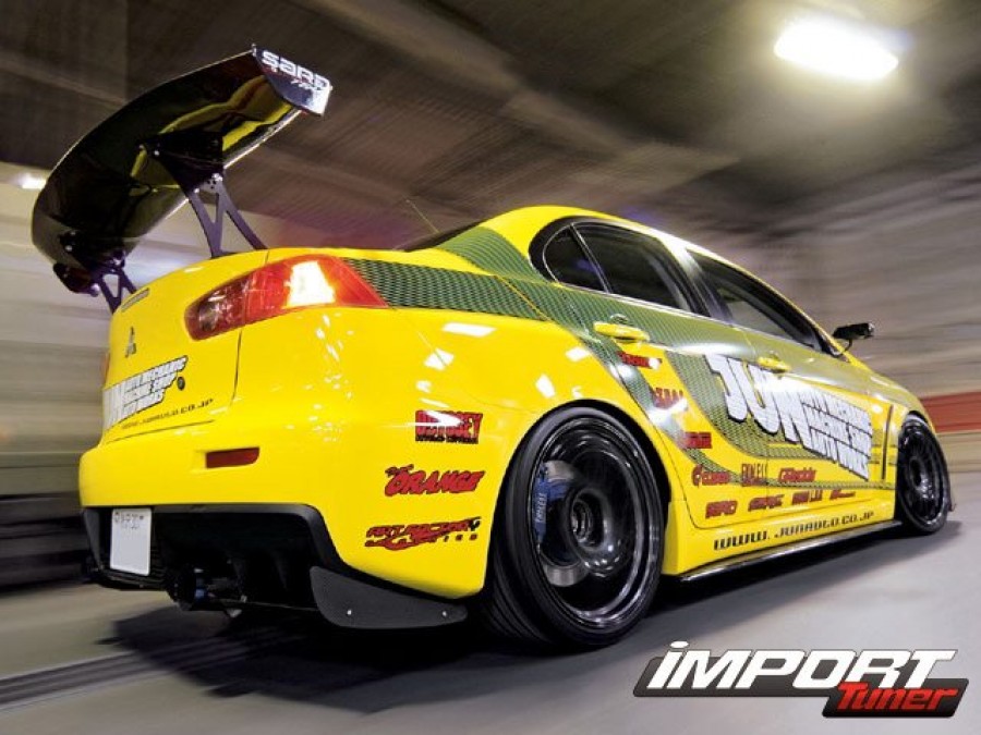 Mitsubishi Lancer Evolution X диски Advan Yokohama RZ R19 10J ET35 265/30