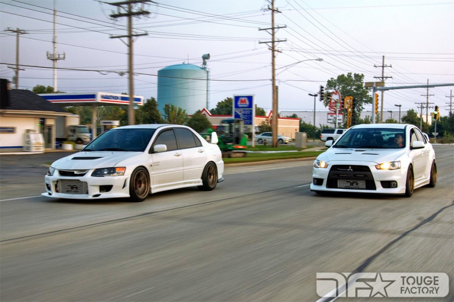 Mitsubishi Lancer Evolution VIII диски Work Emotion CR KAI R18 9.5J ET12 235/40