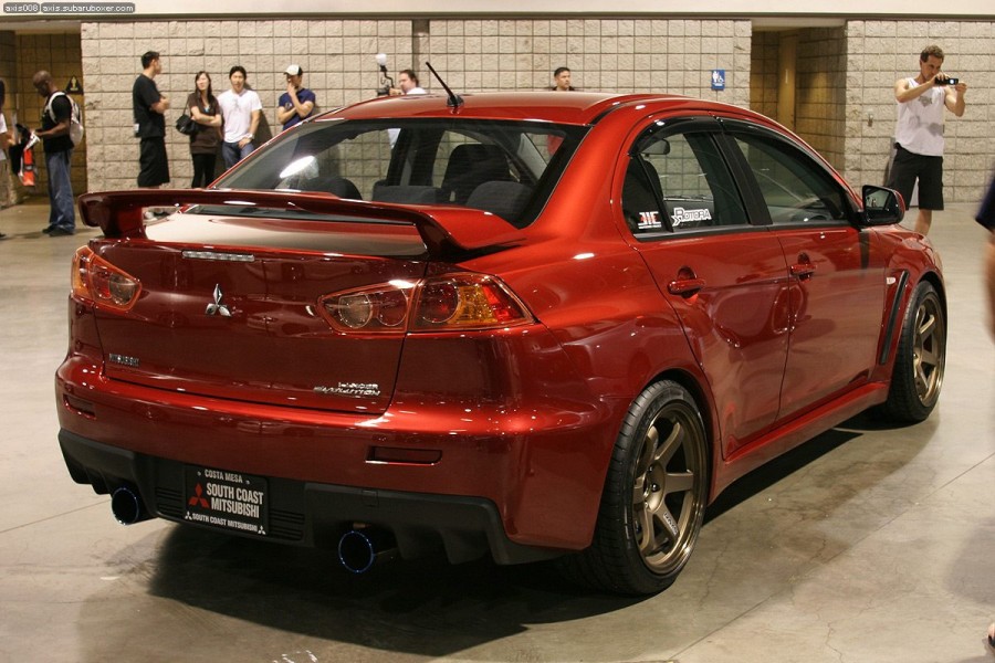 Mitsubishi Lancer Evolution X диски Rays Volk Racing TE37 R18 10.5J ET22 265/35