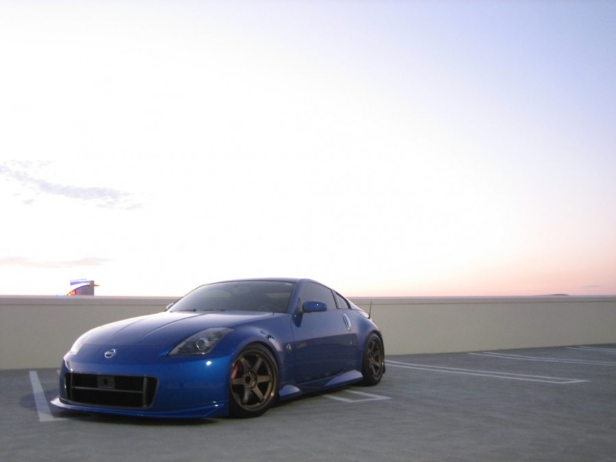 Nissan 350Z диски Rays Volk Racing TE37 R18 9.5J ET12 245/35 R19 10.5J ET15 275/35