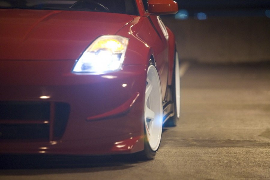 Nissan 350Z диски Rays Volk Racing TE37 R19 9.5J ET12 245/35 10.5J ET22 275/35
