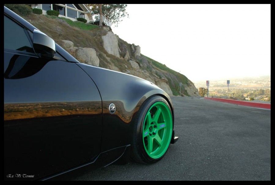 Nissan 350Z диски Rays Volk Racing TE37 R19 9.5J ET12 245/35 10.5J 275/35