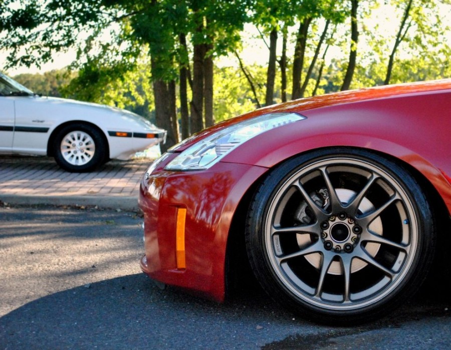 Nissan 350Z диски Work Emotion CR KAI R18 9.5J ET12 225/40