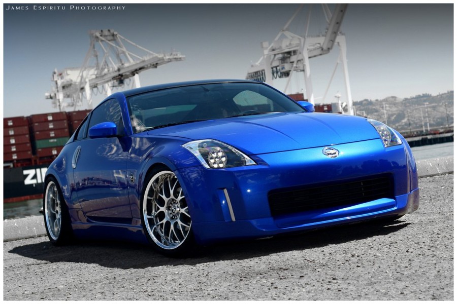 Nissan 350Z диски Rays Volk Racing SF Winning R19 9.5J ET19 255/30 10.5J ET17 295/30
