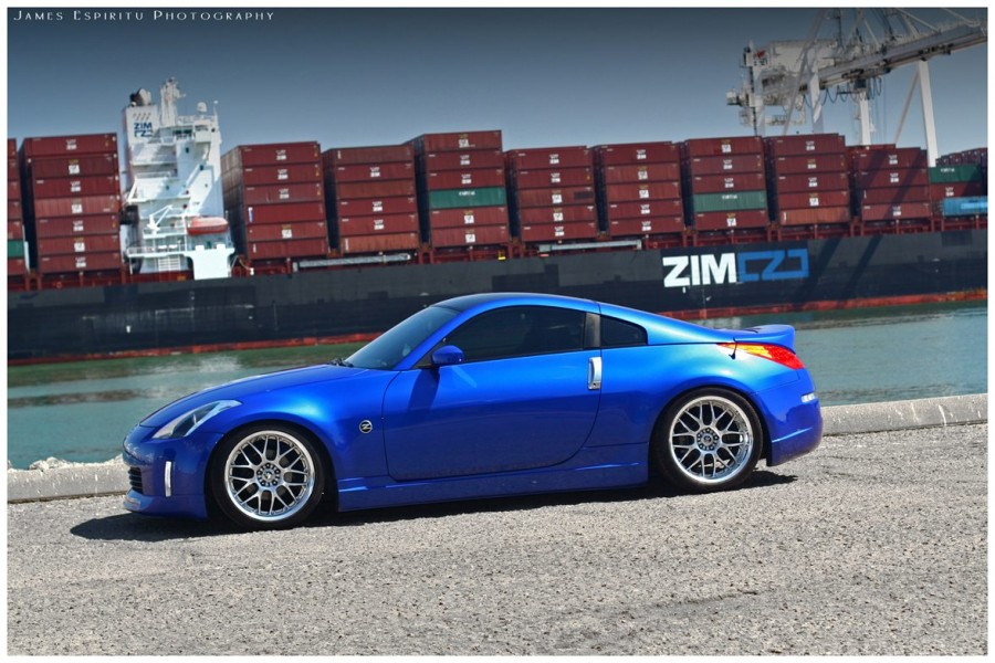Nissan 350Z диски Rays Volk Racing SF Winning R19 9.5J ET19 255/30 10.5J ET17 295/30