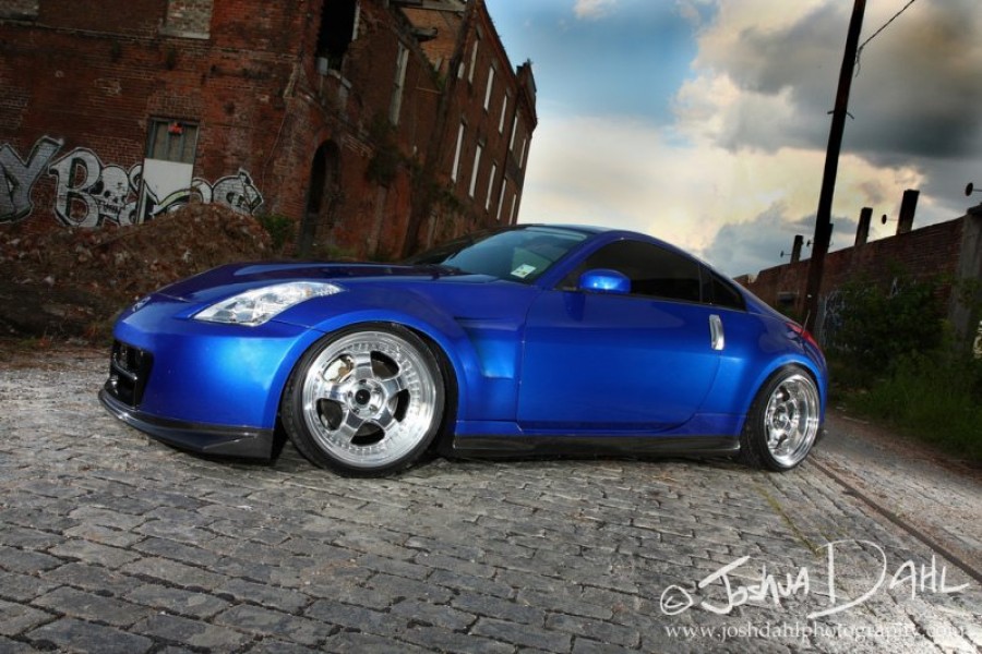 Nissan 350Z диски Work Meister S1 3P R19 11J ET5 265/30 12J ET12 285/30