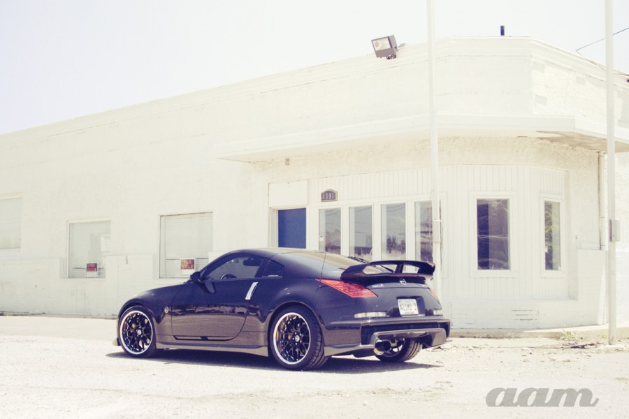 Nissan 350Z диски Rays Volk Racing SF Winning R19 9.5J ET19 255/30 10.5J ET17 305/30