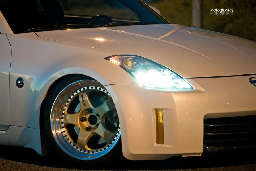 Nissan 350Z диски Work Meister S1 3P R19 9.5J ET24 245/35 10.5J ET23 285/35