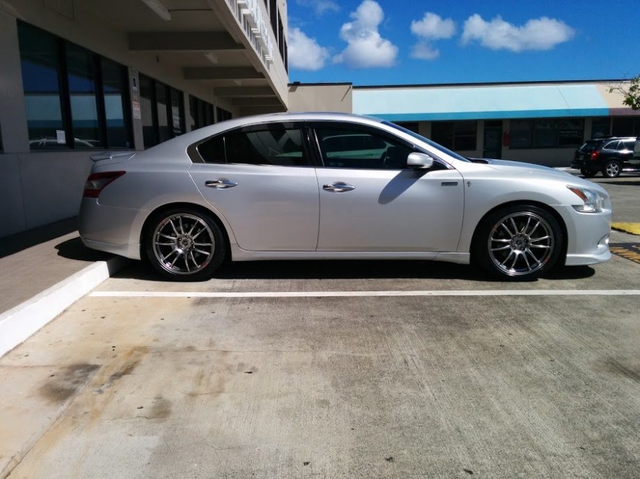 Nissan Maxima A35 диски Enkei GTC01 R19 9.5J ET42 245/40